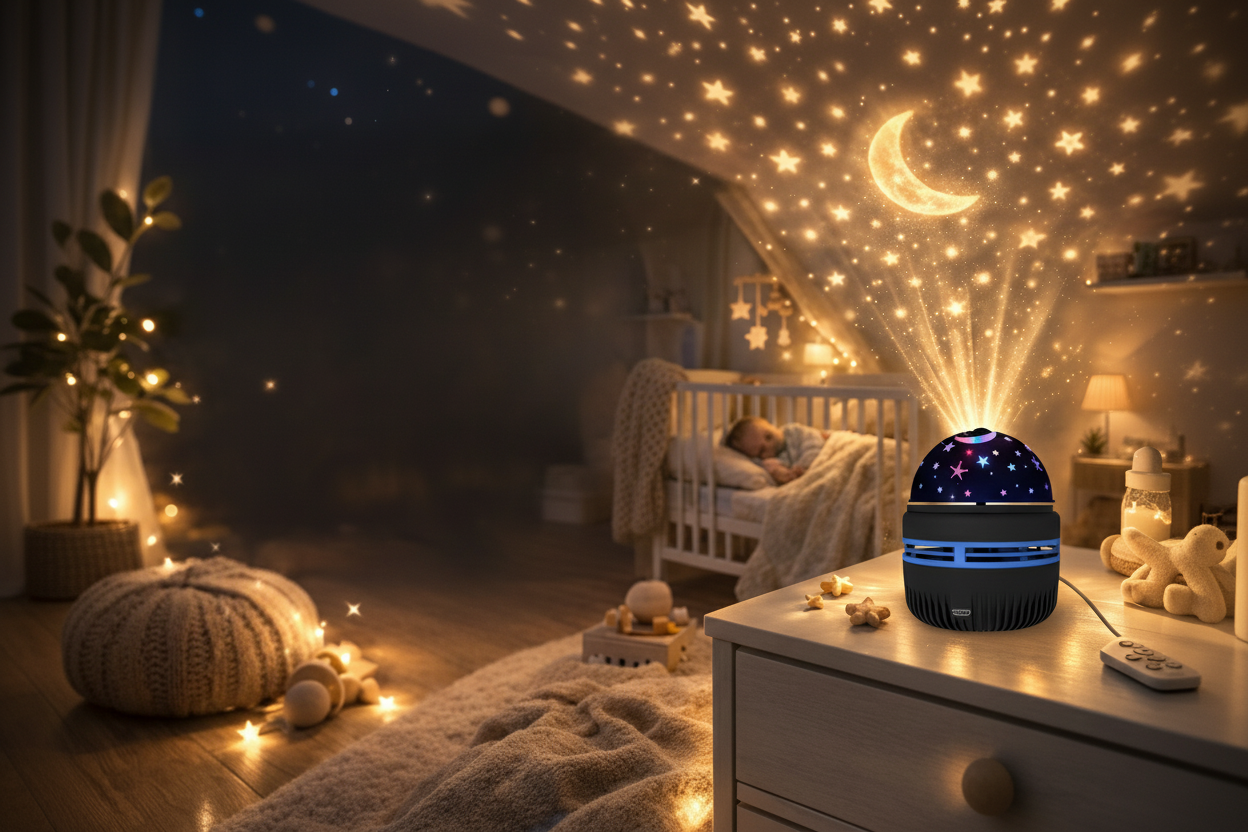 Proyector Cielo Estrellado – Luz Nocturna Relajante